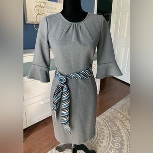 Sleek & modern cut J Crew ponte knit dress